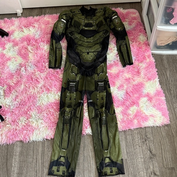 Other - Kids Superhero Costume in Green and Black
